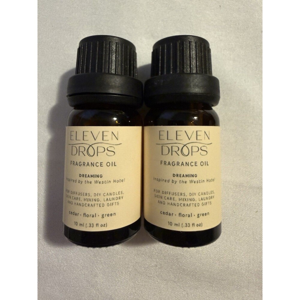 2 Eleven Drops Dreaming Fragrance Oils Westin Hotel Inspired 10ml Each New
